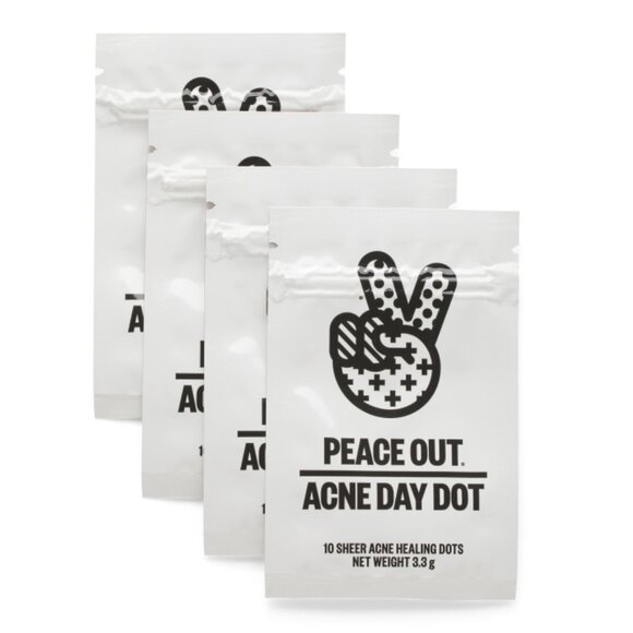 PEACE OUT Clear 40pk jumbo acne day healing dots - Picture 1 of 2